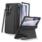 for Z Fold 6 Case with Screen Protector[Built-in Invisible Kickstand & S Pen