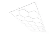 VEVOR Hexagon Garage Lights 66300LM 15 Grids Honeycomb LED Shop Ceiling Light