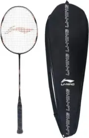 Li-Ning SS-G5 Series Carbon-Graphite Strung Badminton Racquet with Free Racket C