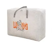 030 2Pcs Storage Bag Portable Large Capacity Quilt Clothing Storage Bag