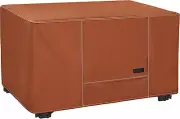 Rectangular Fire Pit Table Cover, Waterproof 600D Heavy Duty Outdoor Patio Recta