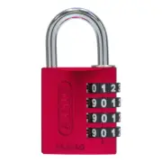 Abus 144/40 Red Combination Padlock. Combo Padlocks (14440REDC) -FREE POSTAGE