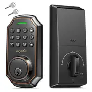 Safety Electronic Smart Door Lock 100Code AntiPeep Digital Password Keypad