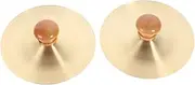 BESPORTBLE Hand Cymbals for Bands 7cm Mini Rhythm Cymbals Portable Ethnic Percussion Instrument for Dance Parties