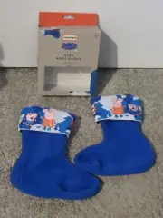 Hunter Peppa Pig Kids Boot Welly Socks Blue Medium 11-13