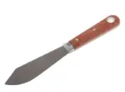 RS Pro PUTTY KNIFE SCRAPER 115mm Polished Blade, Hardwood Handle, Clipped Point