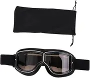 JUMPLAWN Motorcycle Sunglasses Goggles with Protection Elastic Band Fog Coating Comfortable Sponge Padding for Skiing Snowboarding and Outdoor Sports