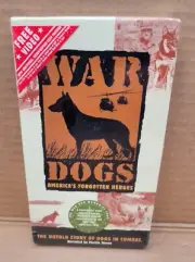 War Dogs: Dogs In Combat Martin Sheen Documentary VHS 1999 NEW Factory Sealed