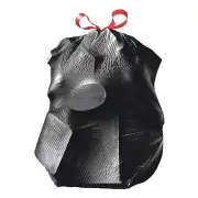 Glad Trash Bag,30 gal.,Black,PK70 70358 Glad 70358 30 in x 32 in 0012587703585