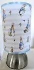 Peter rabbit beatrix potter bedside touch Lamp Base fabric Shade baby Bulb Set