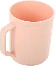 BIUDECO Toothbrush Cup Toothbrush Holders Travel Coffee Cups Rinse Cup Tubs for Newborns Bath Pour Cup Travel Toothbrush Mug Bathroom Cups Plastic Mug Mugs Pp Pink re-usable