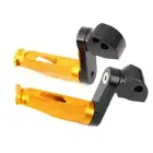 SHINOBI Gold REAR Foot Pegs 40mm Adjustable For Honda CB 600F Hornet 04-07 06