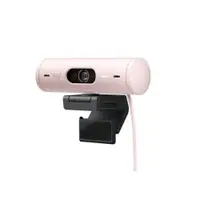 在飛比找蝦皮商城優惠-Logitech 羅技 BRIO 500 網路攝影機 玫瑰粉
