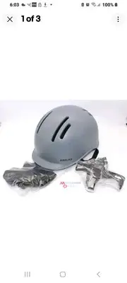 ARELAX Helmet Bike,Skate Board, Skating Helmet with Cup-Holder, And Light,Gray