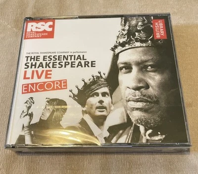 The Essential Shakespeare Live Encore by British Library Staff (2009, CD) New