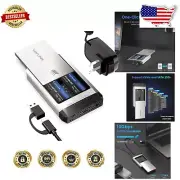 Universal Dual-Bay NVMe Cloner - Fast 10Gbps Transfer, Easy Setup and Use