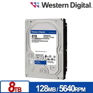 WD 藍標 8TB 3.5吋SATA硬碟 WD80EAZZ 內接硬碟