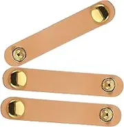 Baluue Adjustable Bag Straps Clip 3pcs Leather Shoulder Strap Buckles for Handbags and Stylish
