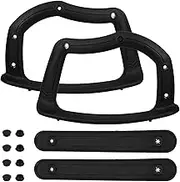 MAGICLULU 1 Pair Ergonomic Office Chair Arm Rest Replacement Sturdy Wear Resistant Plastic Arm Pads for Desk Chairs Comfortable Support for Enhanced Productivity Easy Installation for