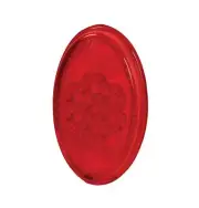 Vw Beetle 1955-61 Top Quality Wolfsburg West Rear Light Lens Oval Snowflake