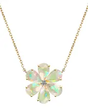 Kai Fine Jewelry 14K 2.02 ct. tw. Diamond & Opal Necklace