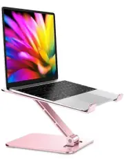Foldable Laptop Stand Height Adjustable Ergonomic Computer Stand for Desk Alu...