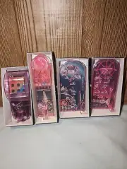 4x Vintage 1983 Star Shooter Space Theme Handheld Pinball Game Toys
