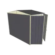Build-a-Shed 2.3 x 1.5 x 2.3m Gable Double Hinged Side Door Shed - Grey