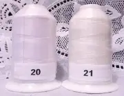 NEW White & Off White GUTERMANN miniking 100% polyester thread 1094 yd Spools