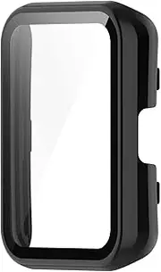 Screen Protector Case intended for Oppo Watch Free Smartwatch Accessories TenCloud Covers Scratched Resistant Full Protective Cover intended for Oppo Watch Free Watch (Black)