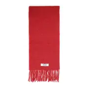 [Jacquemus] Jacquemus-Dark Red Alpaca L Echarpe Carro Scarf-Donna OS OS