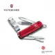 VICTORINOX 瑞士維氏 瑞士刀 Nail Clip 580 8用 65mm 透紅 0.6463.T