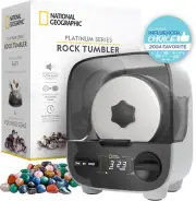 National Geographic Professional Rock Tumbling Kit - Patent-Pending Rock Polishe