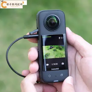 Insta360 X3/ONE RS/DJI OSMO Action 3運動相機領夾麥克風 即插即用 全向性 降噪麥克風[888]