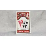 【USPCC撲克】BICYCLE BRIDGE (RED) LARGE PRINT 紅橋牌尺寸大字