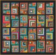 BUMBLE-UMBA - NEW - 125" x 129" -Batik Quilt-Addicts Pre-cut Patchwork Quilt Kit