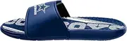 FOCO Dallas Cowboys NFL Gel Sport Shower Sandal Slides - 45/46