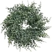 EPIGEIST 1Pc Natural Grape Vine Wreath Pendant Delicate Green Hanging Garland for Home Decor Wall Door Decoration Versatile Indoor and Outdoor Use