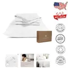 Eco-Friendly 300 Thread Count Organic Cotton Twin XL Sheets - Machine Washable