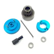 RC Gear Two Speed Clutch Set Bell Springs Flywheel Bearings Axle Kit for 1/10 RC Nitro Engine Car 9 As Shown