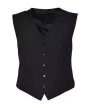 SCOTT Mens Plain Charcoal Waistcoats