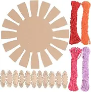 SEWACC 1Set Weaving Basket Material Kit for DIY Craft Supplies with Twine for Creative Flower Basket Making for Schools and Home Activities