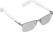 Blue Light Blocking Glasses with Mic & Speakers, Smart Glasses, Touch Voice Assistant, IP67 Waterproof Glasses for Men Women, Open Ear Music, Handsfree Calling