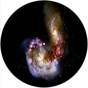 Slipmat Slip Mat Scratch Pad Felt for any 12" LP DJ Vinyl Turntable Record Player Custom Graphical - Space Nebula 2