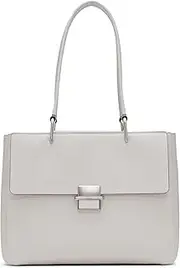 [Calvin Klein] Clove Triple Compartment Flap Tote
