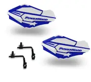 Powermadd Sentinel Handguards Guards Tri Mount White / Blue Utility ATV Honda