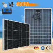 400W 12V Solar Panel Mono Fixed Bifacial Shingled Home Power Charging Battery RV