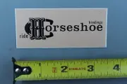 Horseshoe Snowboard Bindings Classic Original SNB6a Vintage Snowboarding STICKER