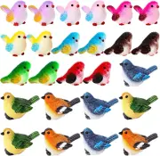 25 Pcs Miniature Figurines Animal Figurines Tiny Mini Resin Birds Toy Statues A