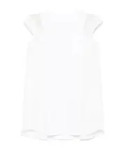 layer-detail mini dress 2,3,4 white